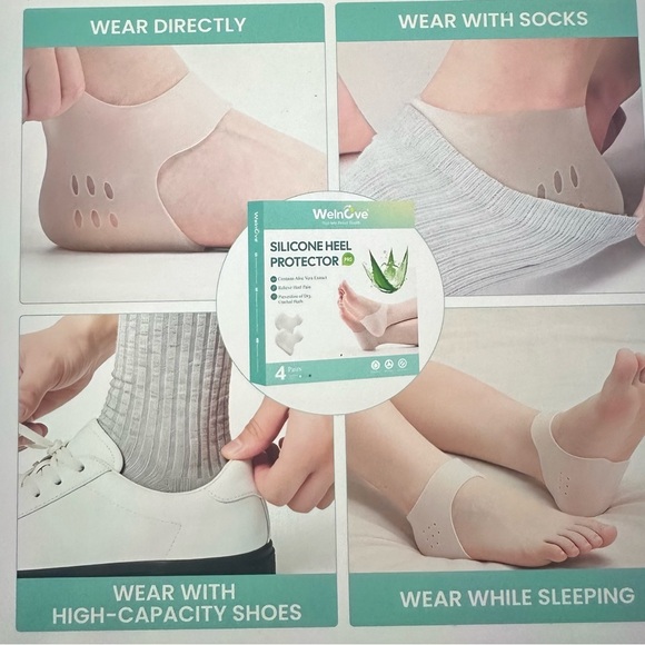 Silicone heel protector with aloe vera extract - Picture 6 of 6